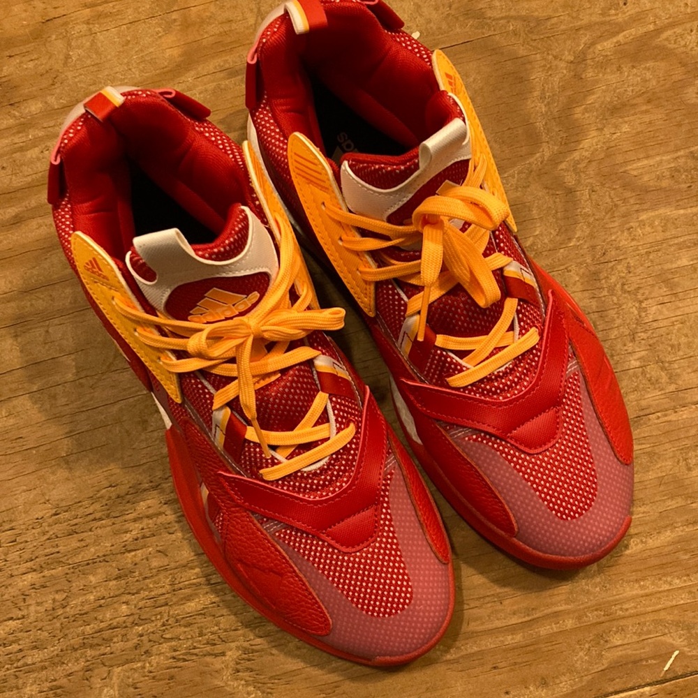 Adidas sneakers.